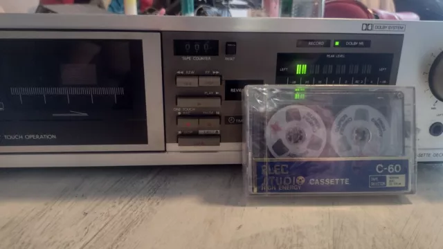 Tapedeck Toshiba PC-G10 +Reel To Reel Leerkassette Ovp