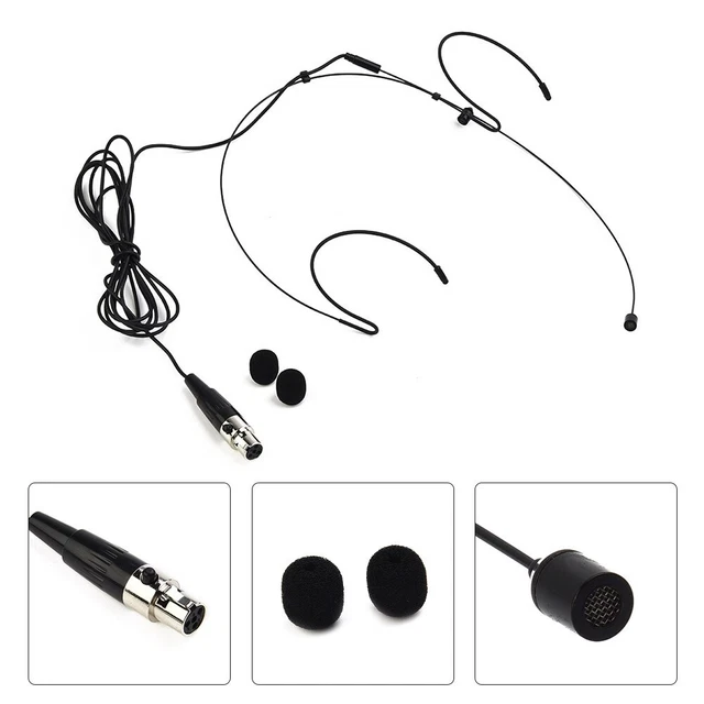 Microfono chiaro e croccante indossato sulla testa per Sennheiser/per cavo Shure