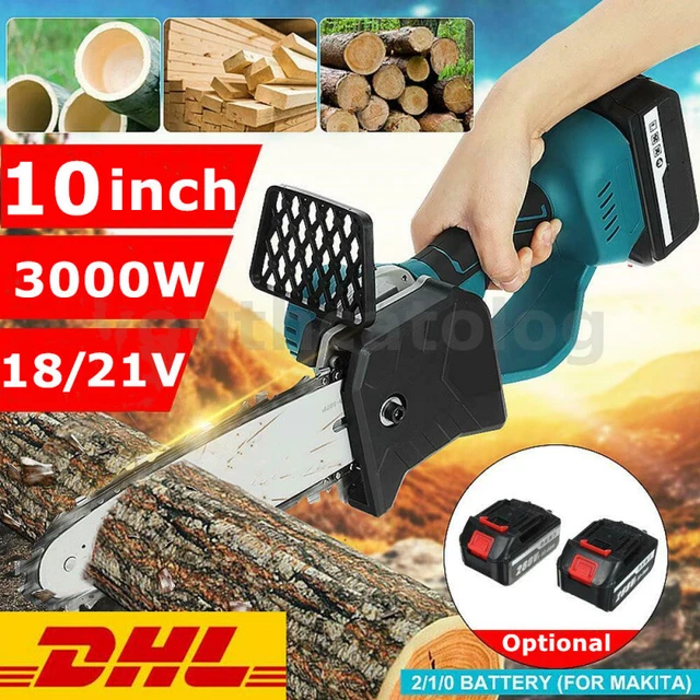 Einhand Kettensäge 12 Zoll Kettensäge It Akku 8000Ah, Elektro Kettensäge Für Akita 18V Yardcare Akku Kettensäge