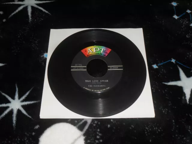 7" 45 rpm The Elegants - True Love Affair / Pay Day