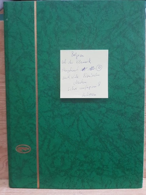 Sammlung Lagerbuch Belgien ab der Klassik Hauptwert gestempelt