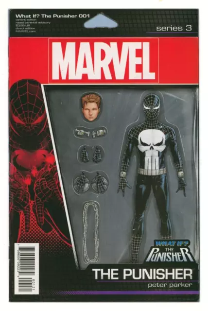 Marvel Comics Spider-Man WHAT IF? PUNISHER #1 Action Figure Variant Cover
