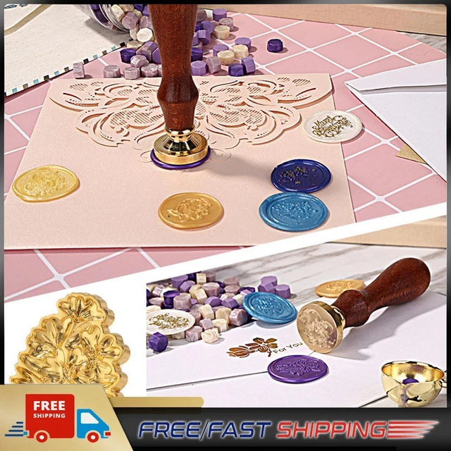 Special-shaped Fire Paint Head Retro 3D Relief Stamps Head for Wedding Card (F)