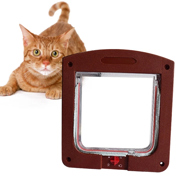Puerta para gato para pared puerta de entrada electrónica para gato
