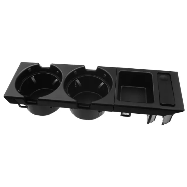 Getränkehalter Münzbox Cupholder Mittelkonsole Schwarz für BMW 3ER E46 1998-2007 2