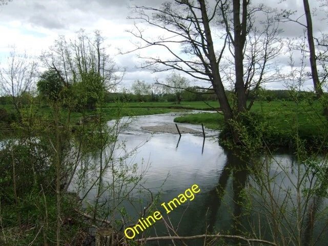 Photo 6x4 Weir on the River Arrow Arrow Green The main flow is to the lef c2012