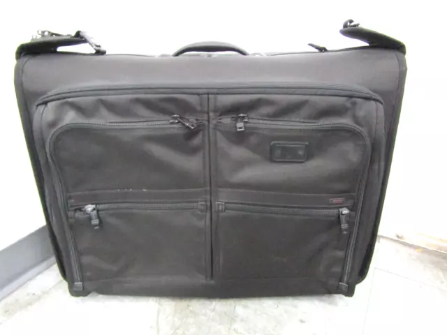TUMI 22035DH Black Luggage Alpha Wheeled Garment Bag 20x 25.25X 14.25