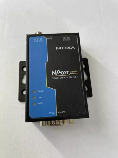 Moxa NPort 5110A /  1-port RS-232 / 12-48 Vdc / Serial Device Server