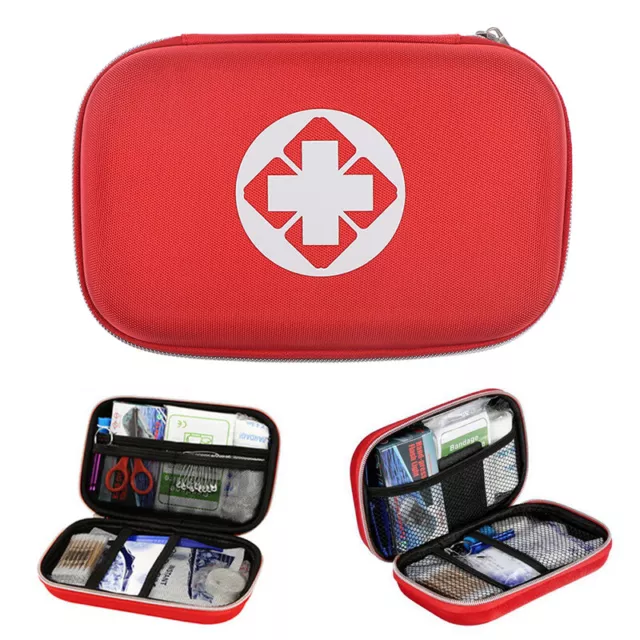 First Aid Kit Travel Camping Sport Emergency Survival Rescue Empty Medical #km