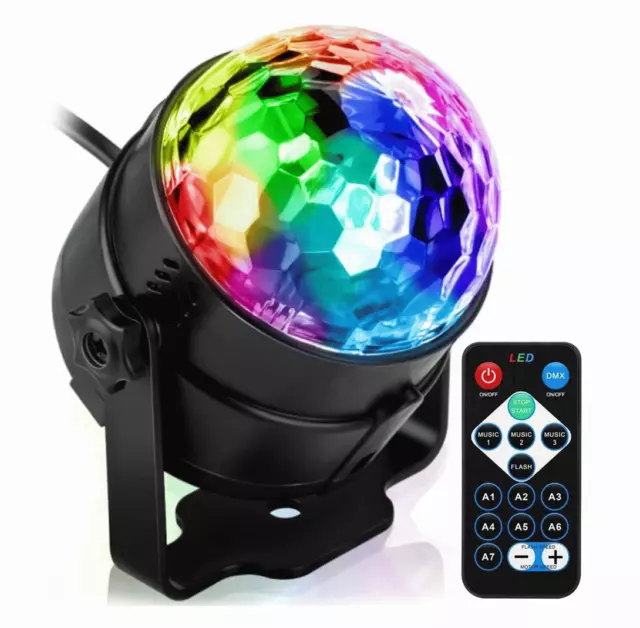 Nouveau projecteur LED Disco Dance Light Ball RGB rotatif DJ Party Galaxy 1373