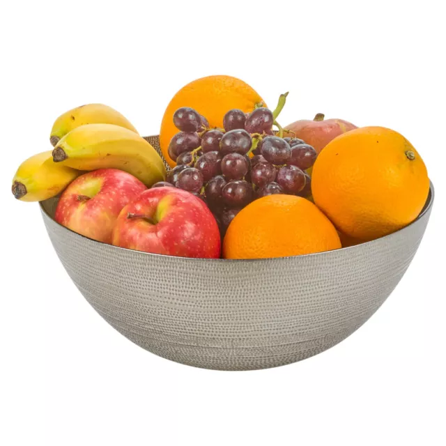 Large Coloured Glass Round Fruit Vegetable Salad Bowls Party Snack Centerpiece