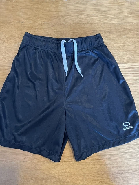 Sondico pantaloncini da calcio per ragazzo età 9-10 neri