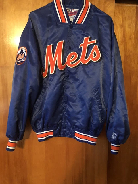 Vintage 1990’s New York Mets (Starter Diamond Collection) Button Up Jacket - LG