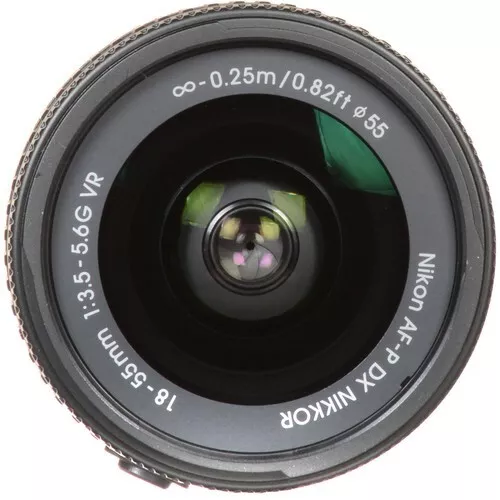 (Open Box) Nikon DX AF-P Nikkor 18-55mm f/3.5-5.6 G VR Zoom Kit F-Mount Lens 2