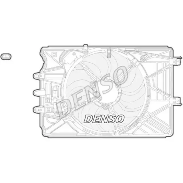 DENSO Ventilateur Refroidissement Moteur Convient pour Fiat 500L DER09069