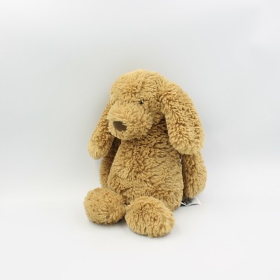 Doudou Peluche doudou chien beige marron 30 cm SNC OIA 