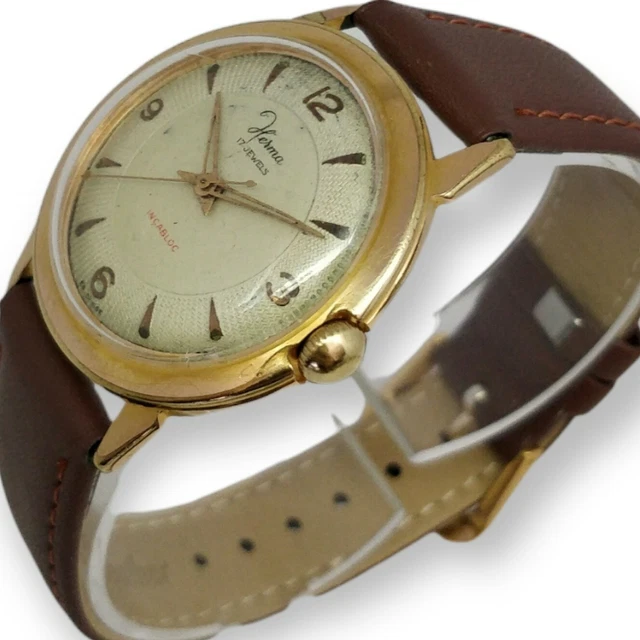 HERMA CALIBRE M CANIQUE FHF 350 Circa 1950 Lebrocantheure Montre