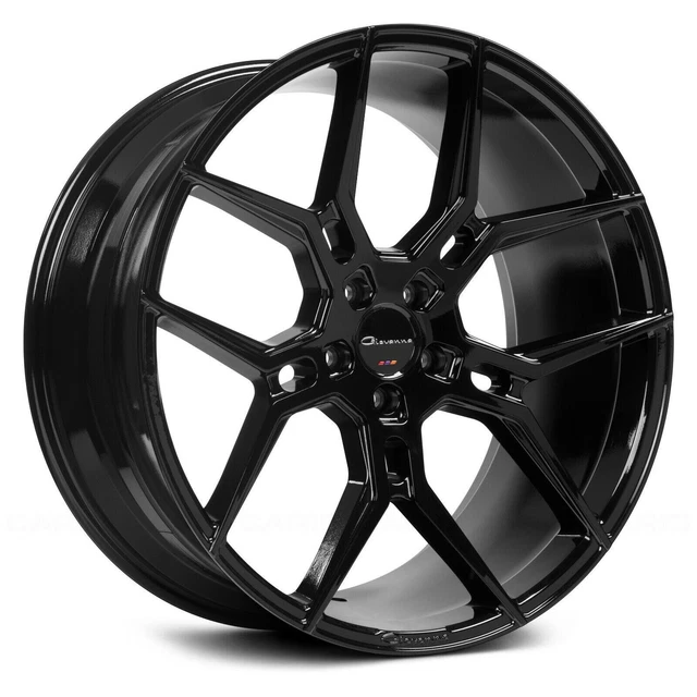 22'' inch Giovanna Haleb Black Wheels BMW 6 7 Model X S Lexus LS Camaro X5 X6