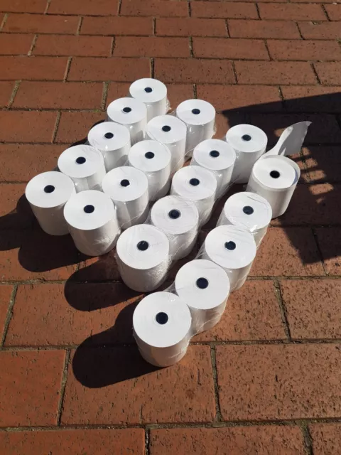 80x80 Thermal Receipt Paper Till Rolls (20 Rolls) Compatible With Epos Terminals