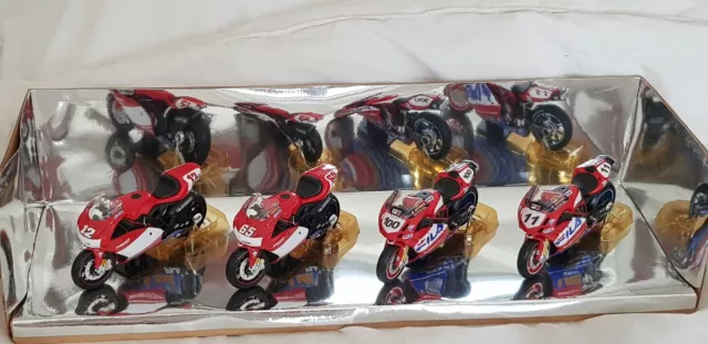 Maisto Au 1/18 Rare Coffret 4 Ducati Corse Gp 2003 2004 En Tbe Voir Photos