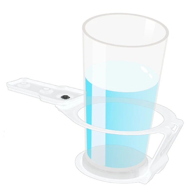 Desk Cup Holder Under Table Rotation Anti-Spill Swivel Drink Holder Table Edge