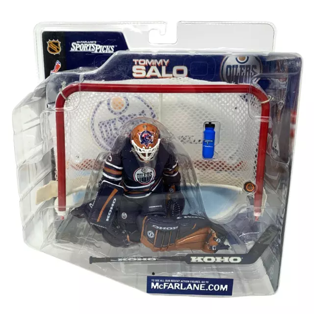 Mcfarlane NHL Tommy Salo Edmonton Oilers Regular Blue Jersey Series 2 Figure