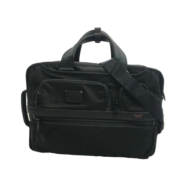 Tumi 3 Way Briefcase Business Bag Shoulder Diagonal Backpack ALPHA2 Mens Black