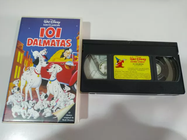 101 Dalmatas Vhs Tape Coleccionista Los Clasicos De Walt Disney Cinta De Video