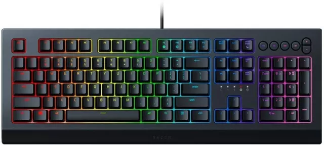 Razer Cynosa V2 Gaming Keyboard Membrane Switches Chroma RGB Media US ISO