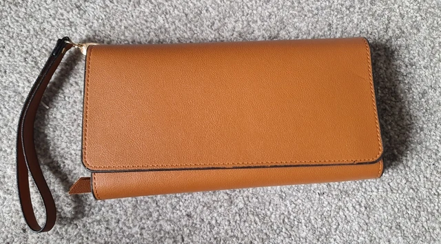 Borsa a mano donna pochette borsa portafoglio 11 schede custodia telefono nuovissima regalo Babbo Natale