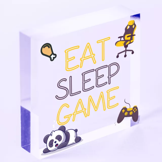 Gioco Regali Eat Sleep Novità Gamer Figlio Camera da Letto Accessories 3