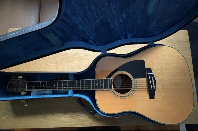 YAMAHA FG-400M ACOUSTIC guitar With Hard case Made in Japan 