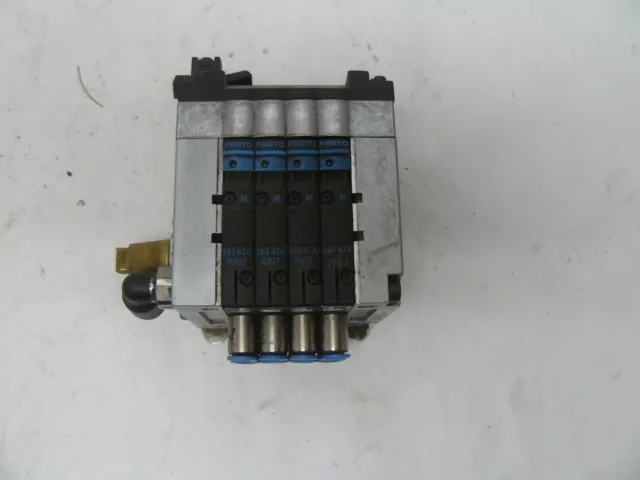 Festo CPV10-GE-ASI-4-Z valve block interface with 4 solenoid valves