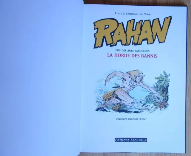 Rahan, Die Horde Der Bannis - Lecureux / Chéret - Ed. Lecureux, 2008 3