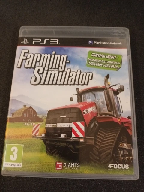 Lot De 2 Jeux : Farming Simulator Et Farming Simulator 15 - Version PS3 PAL Française