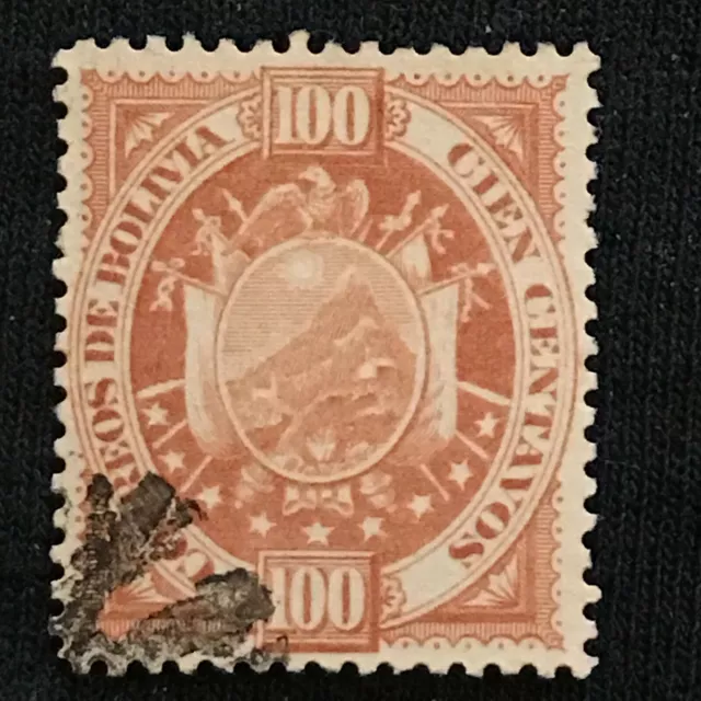 Bolivia SC #46 Used Thin Paper 1894