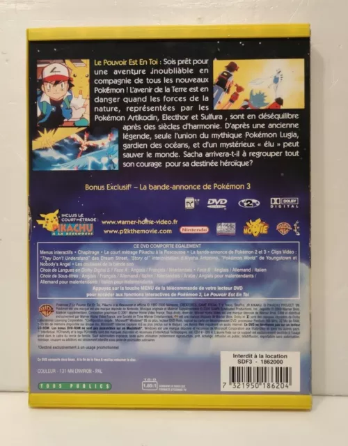 Pokémon 2 The Power Is In You The Movie DVD PAL Zone 2 VOSTFR Good Condition 2