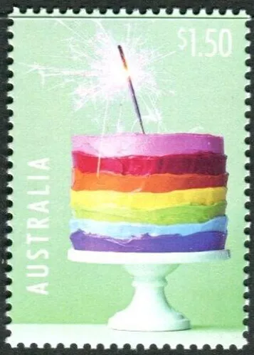 2024 $1.50 'Special Occasions - Rainbow Cake' Stamp:Muh