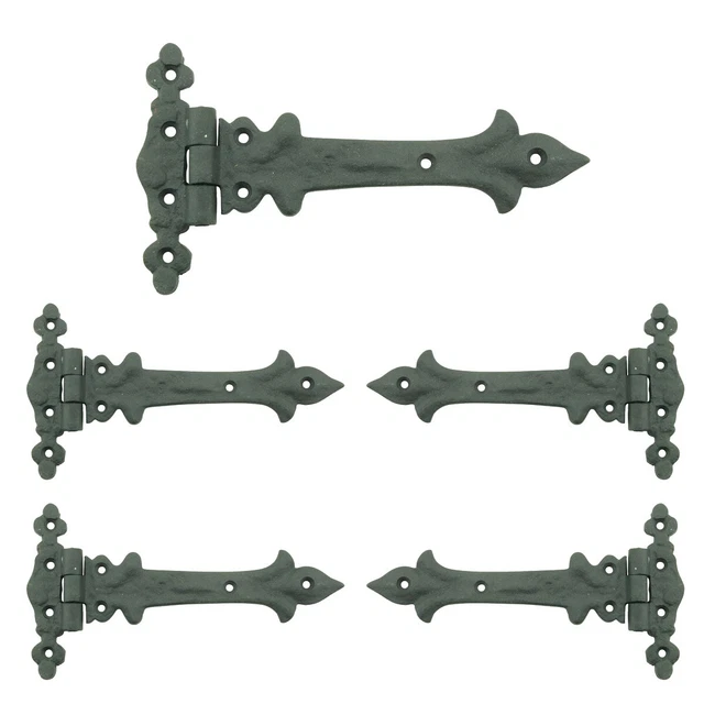 7" Wrought Iron Strap Hinge Southern Charm RSF Resistant Barn Door