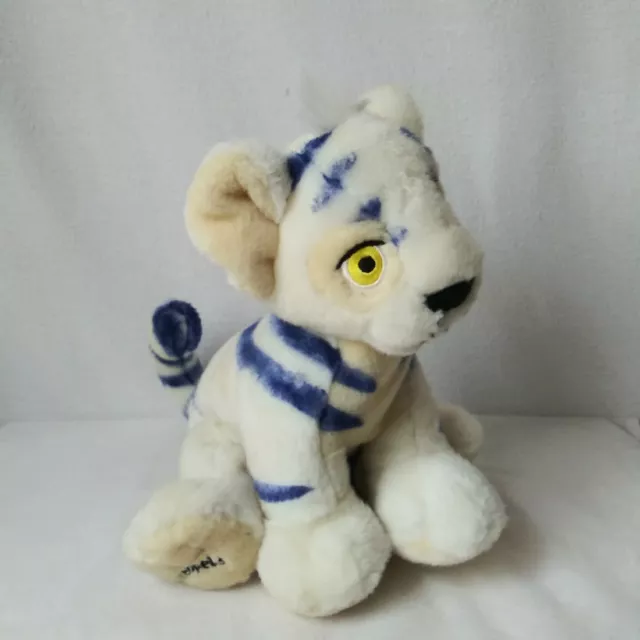 Neopets Plush Kouga Tiger Limited Edition White Purple Blue Stripes 2002