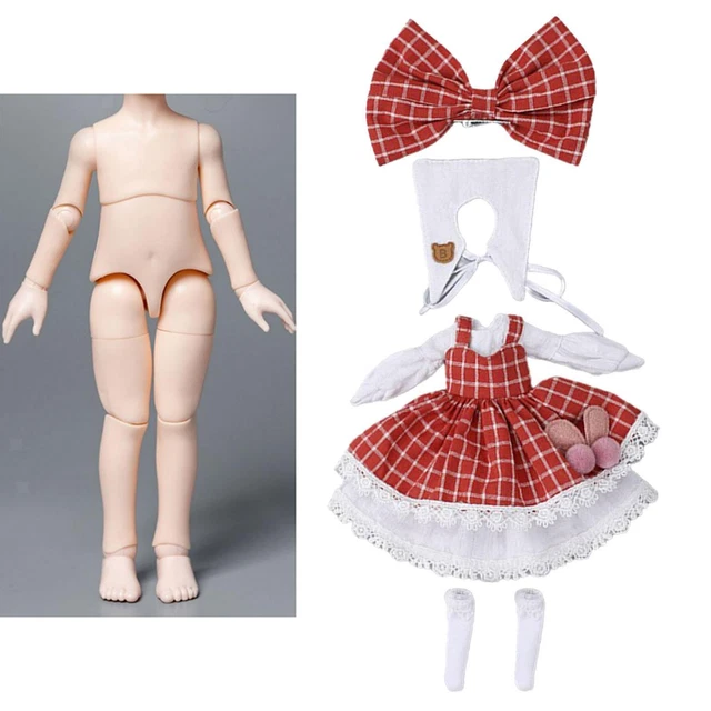 Set Di Vestiti Per Bambole Carini 1:6 Bambola Per Ragazza Con Accessori Per