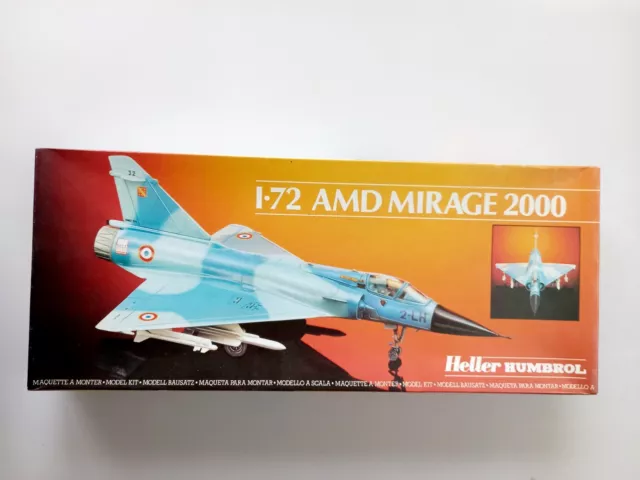 Heller Humbrol Scale 1:72 AMD Mirage 2000 Model Kit New in Opened Box