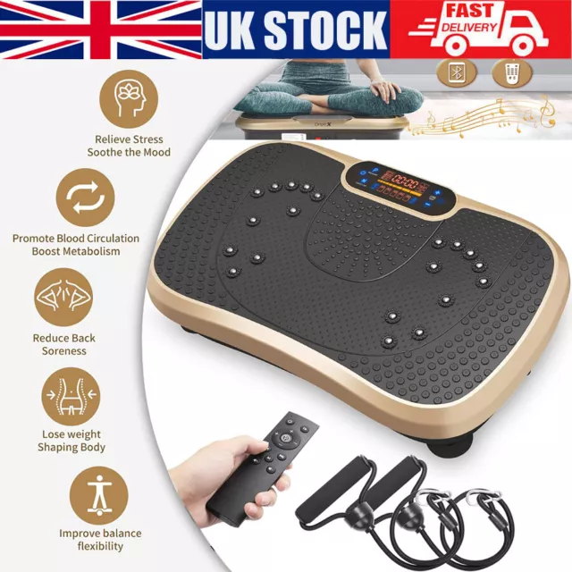 Slim Vibration Plate Exercise Machine Whole Body Workout Fitness Vibration Plate