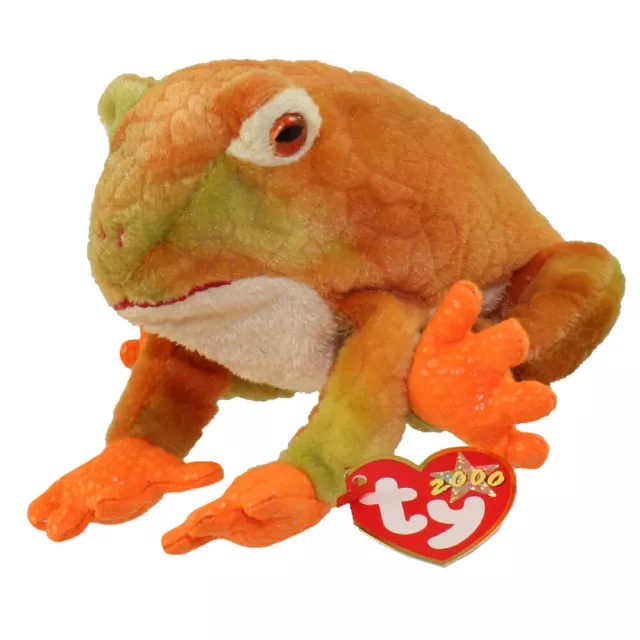 TY Beanie Baby - PRINCE the Frog (8 inch) - MWMTs Stuffed Animal Toy