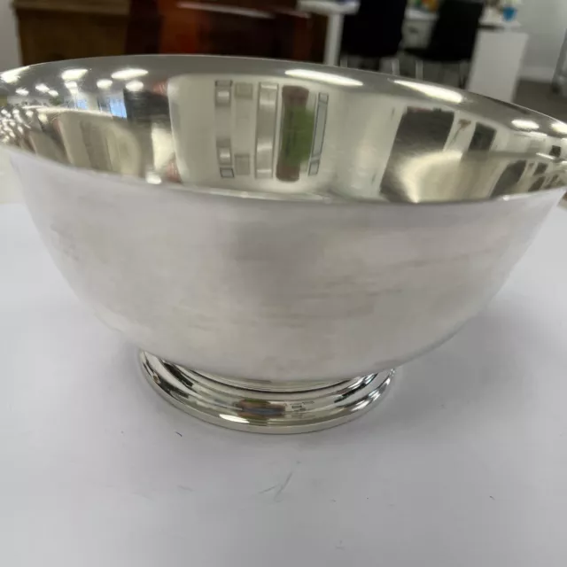 Gotham Sterling Silver Large P. Revere Reproduction Large Bowl.