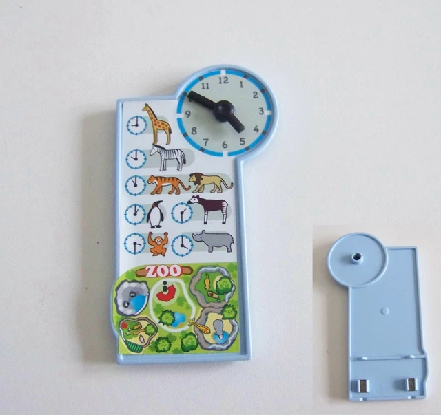 Panneau Playmobil Zoo Bleu 'Entrée Du Parc' - Accessoire 4850 - Occasion