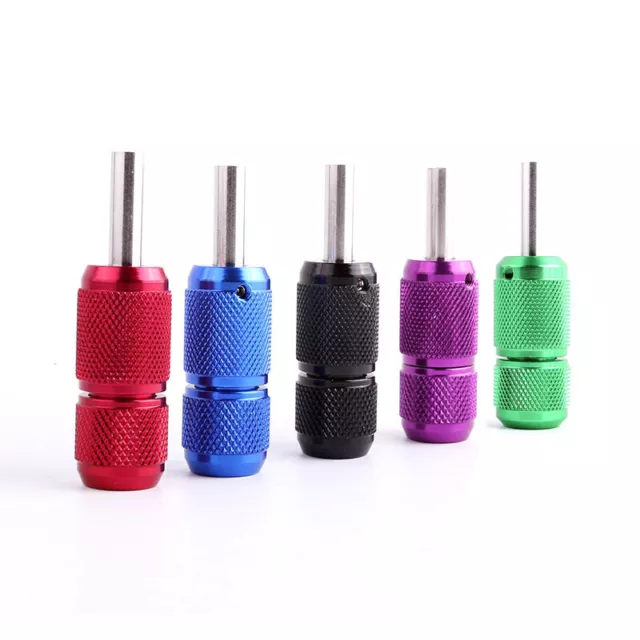 Empuñaduras de tatuaje de bloqueo automático 25 mm para máquina de tatuaje tubos mango piezas de arte corporal suministros