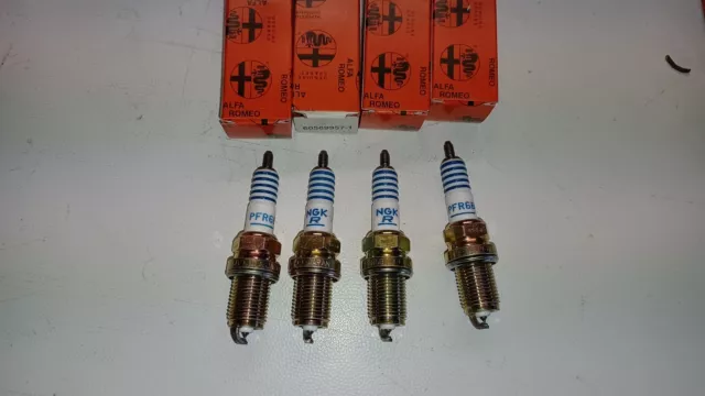 60569957 KIT 4 CANDELE ORIGINALI per  ALFA ROMEO 33/145/146 1,7 16V