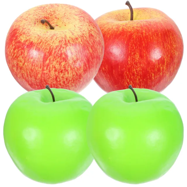 4 pz tavolo da pranzo artificiale modello simulazione schiuma mele