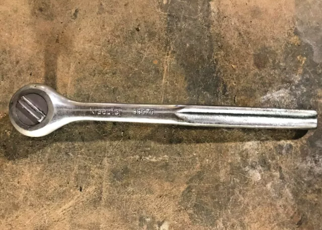 Vintage KRAEUTER 1/2" Drive Ratchet 33070 10" Long Heavy Duty Made in USA